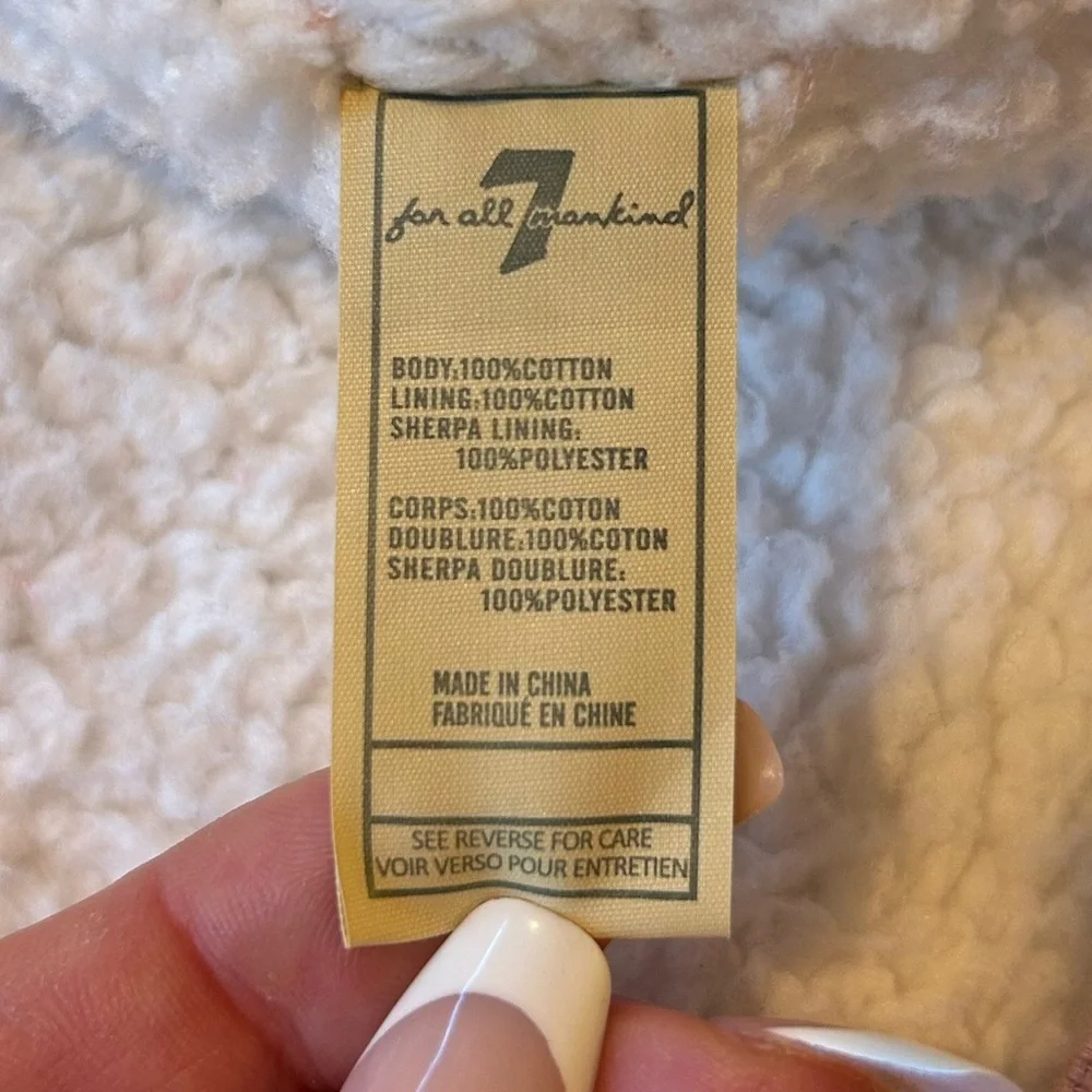 7 for All Mankind Corduroy Jacket Pink Medium